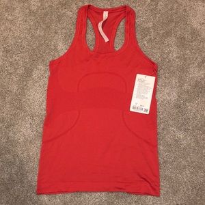 NWT red/orange swiftly tech racerback